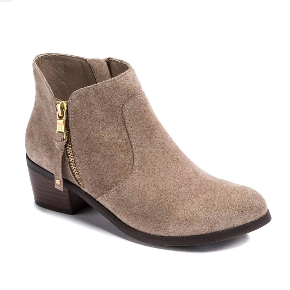 Sole Bound by BareTraps Uriel Suede Ankle Boots